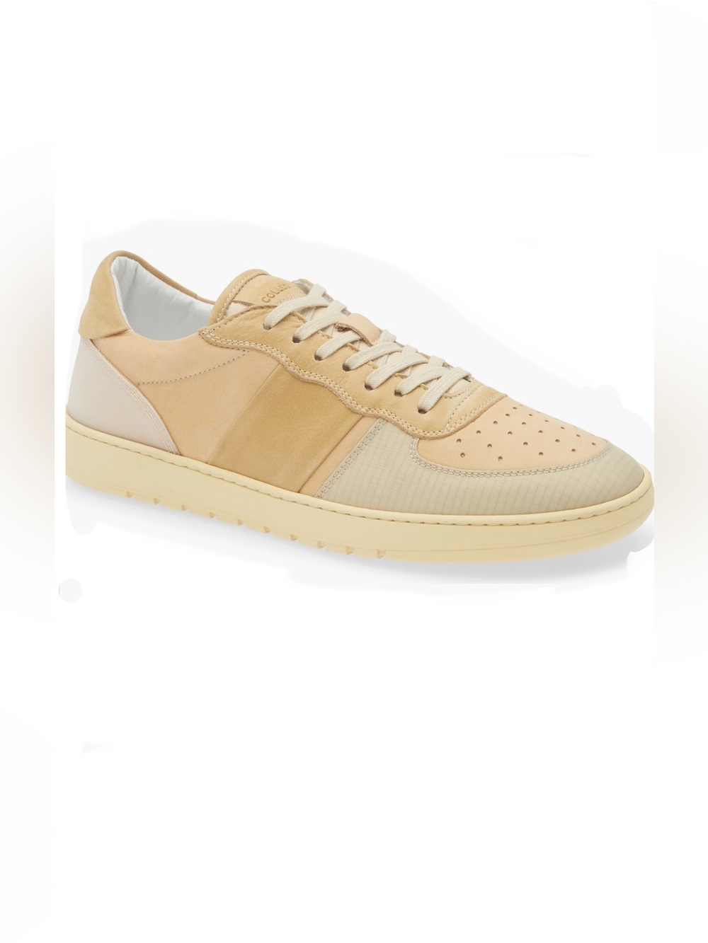Collegium Pillar Destroyer Low Top Sneakers Ripstop Natural Tan Vintage Men’s 6
